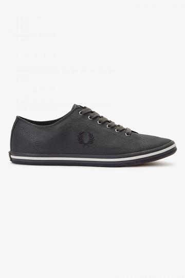 Fred Perry Kingston Miesten Kengät Mustat | FI 1908UZGT